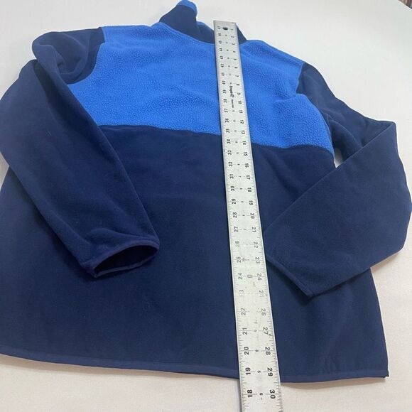 L.L. Bean Blue Fleece 1/2 Zip Sweater Pullover Fleece Size XL - Picture 8 of 8